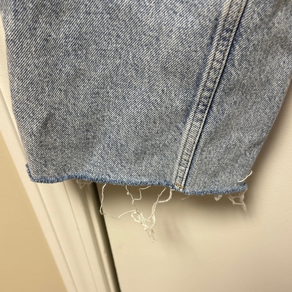 NWOT | Zara high rise Z1975 straight leg jeans, mid blue size 8 - Picture 3 of 9